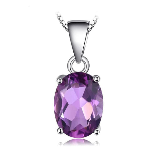 S925 sterling silver topaz zircon necklace